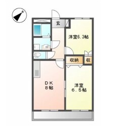 余部駅 徒歩48分 2階の物件間取画像